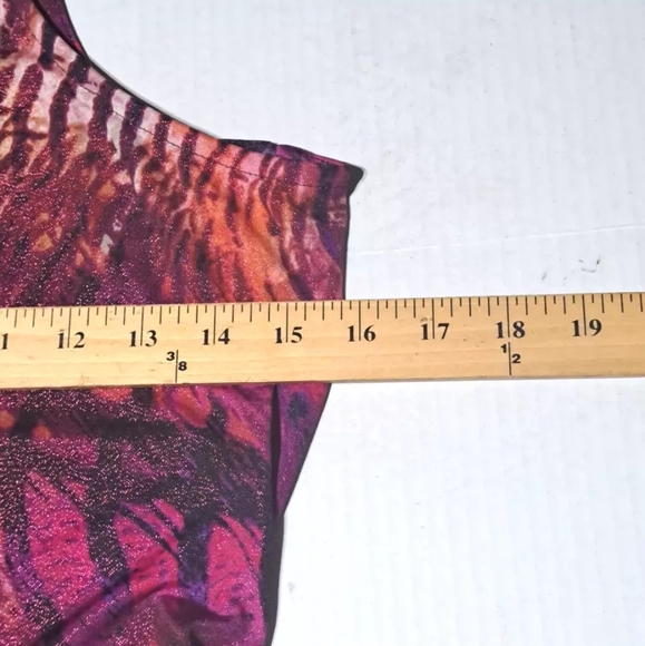 Dress Long Maxi Casual Women's size L Art print by Rekless Hearts MADE IN USA - Picture 6 of 8